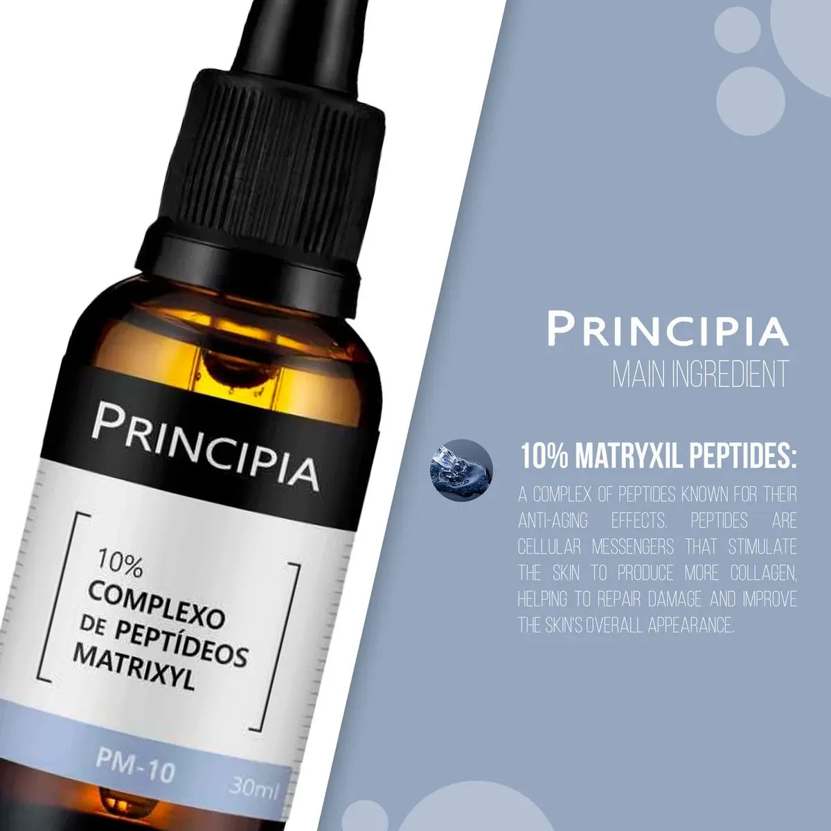 Sérum Peptídeos Matrixyl 10% Principia Skincare 30ml