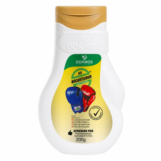 Gel Nocauteador Dokmos 200g Original Para Massagem Relaxamento e Conforto das Estruturas que se Apresentam Inflamação