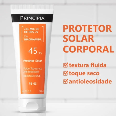 Principia Protetor Solar Corporal PS 03 FPS 45
