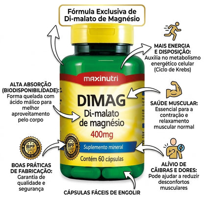 DI - MALATO MAGNESIO 400MG C/60 CAPS