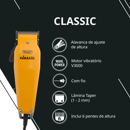 Máquina de Cortar Cabelo Wahl Classic 127v