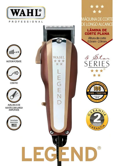 Máquina Para Corte De Cabelo Legend 220V: Potente, Precisa, Ideal Para Cortes Profissionais em Casa
