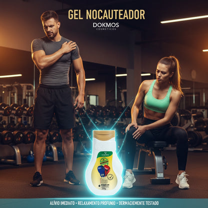 Gel Nocauteador Dokmos 200g Original Para Massagem Relaxamento e Conforto das Estruturas que se Apresentam Inflamação
