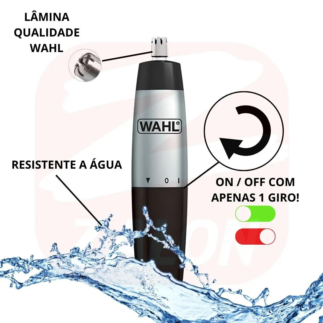 Aparador De Pelos Wahl Trimmer Nasal Nariz Orelha Portátil Viagem