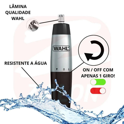 Aparador De Pelos Wahl Trimmer Nasal Nariz Orelha Portátil Viagem