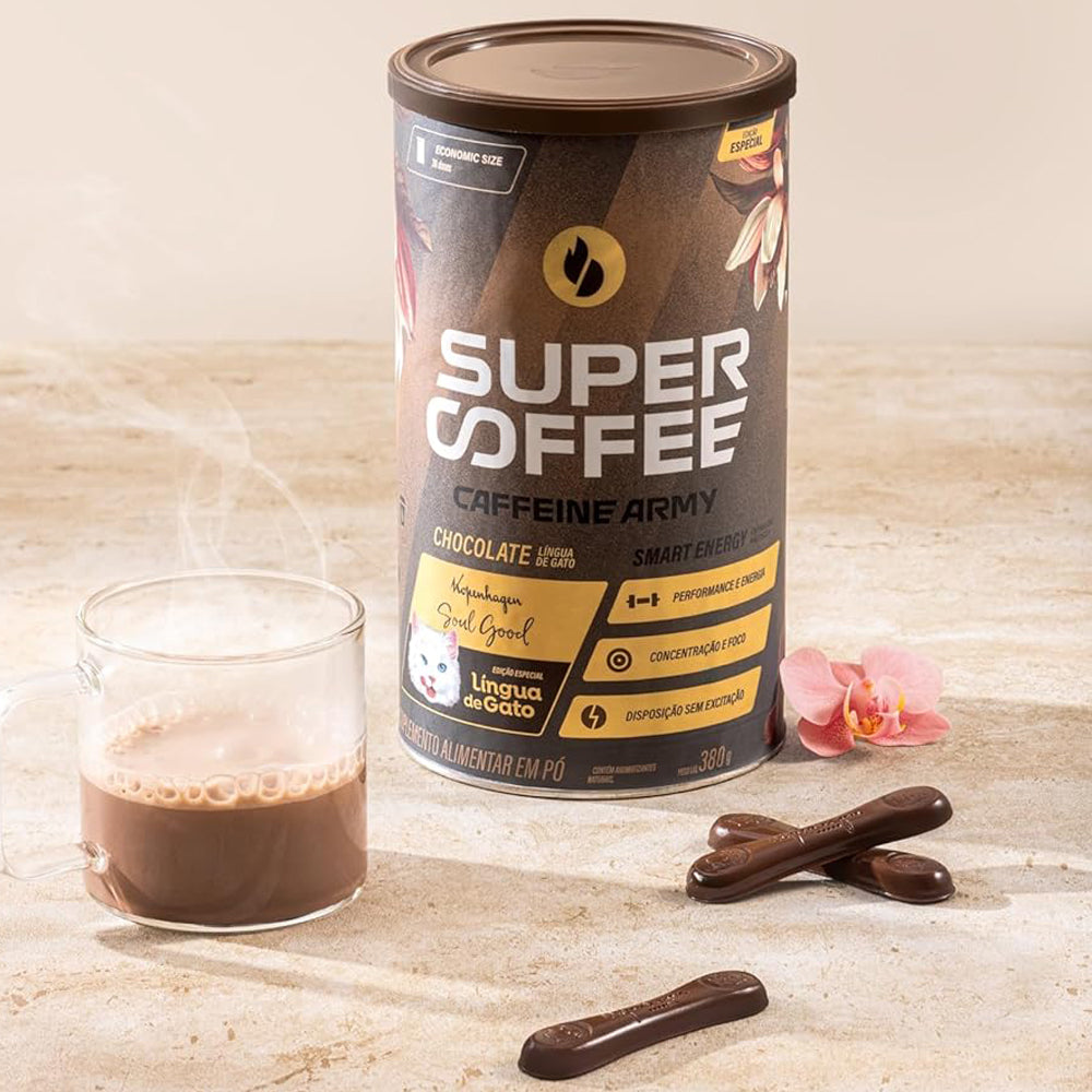 SuperCoffee Lingua de Gato - Economic Size (380g) - Caffeine Army