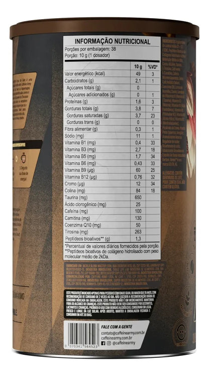 Kit 2x Supercoffee Língua De Gato 380g - Caffeine Army Sabor Chocolate