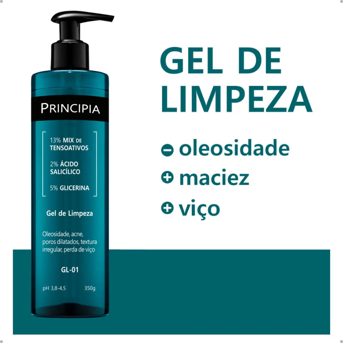 Kit Trio Limpeza, Hidratação Proteção Solar GL01 + AH-02 + PS-01 60FPS