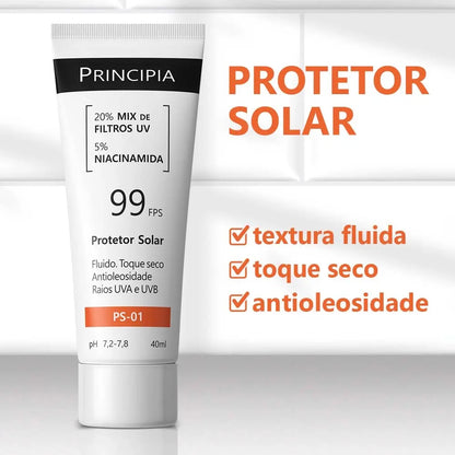 Protetor Solar Facial Principia Ps-01 Fps99 40ML