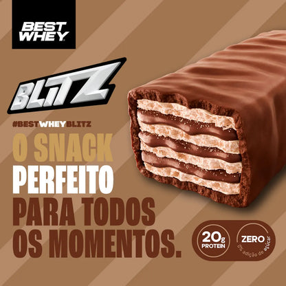 Combo Performance Best Whey Milkshake Morango Bobs + Creatina + Blitz Bar Atlhetica