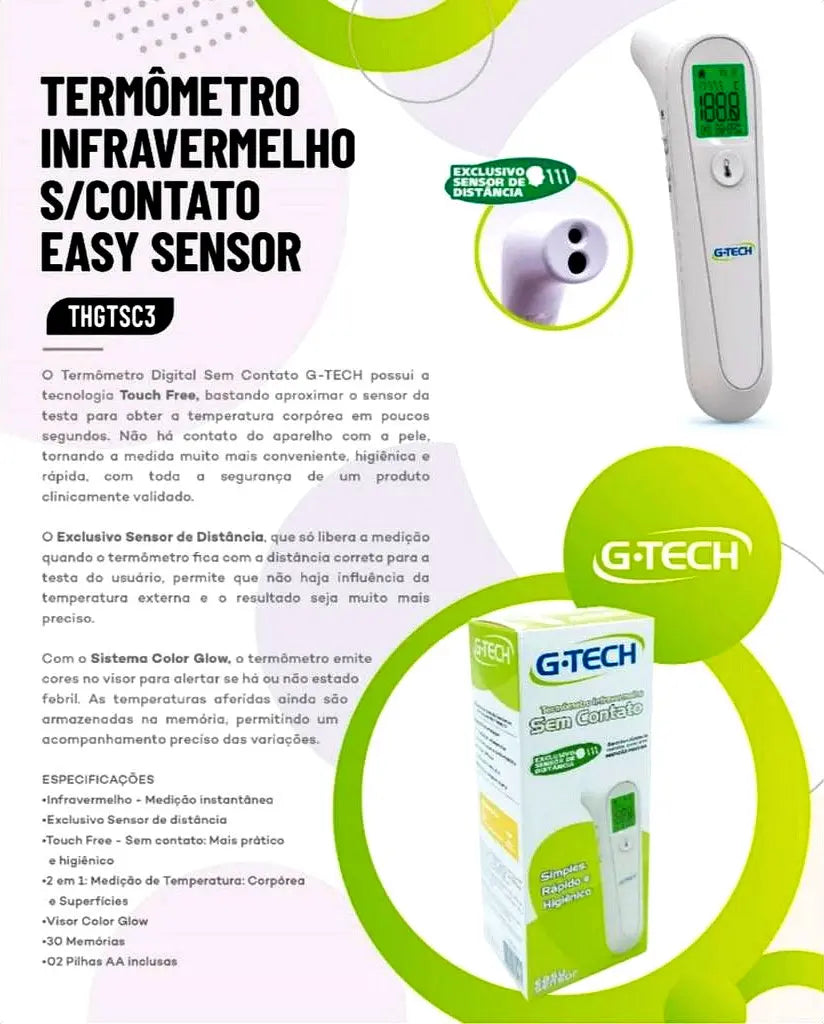 TERMOMETRO INFRA SEM-CONTATO EASY SENSOR