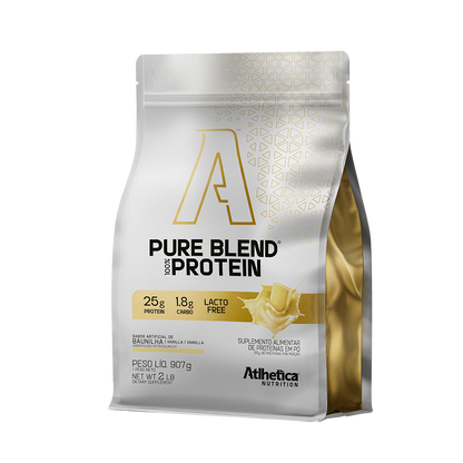 Pure Blend 100% Protein Lacto-Free (Pacote 907g) Baunilha