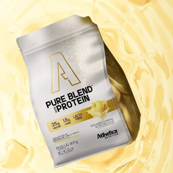 Pure Blend 100% Protein Lacto-Free (Pacote 907g) Baunilha