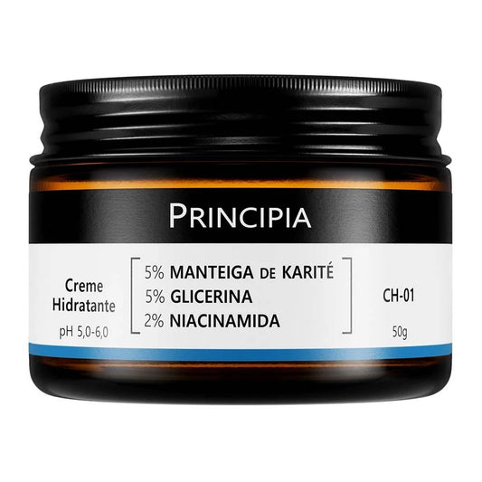Creme Hidratante Facial Principia Ch 01 Karité Glicerina 50g Todo Tipo De Pele Dia e noite