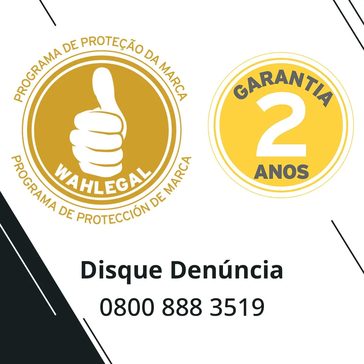 Wahl Combo Maquina de corta cabelo Launch e Maquina de acabamento Trimmer Profissional Motor Rotativo 6.000 RPM, Bivolt