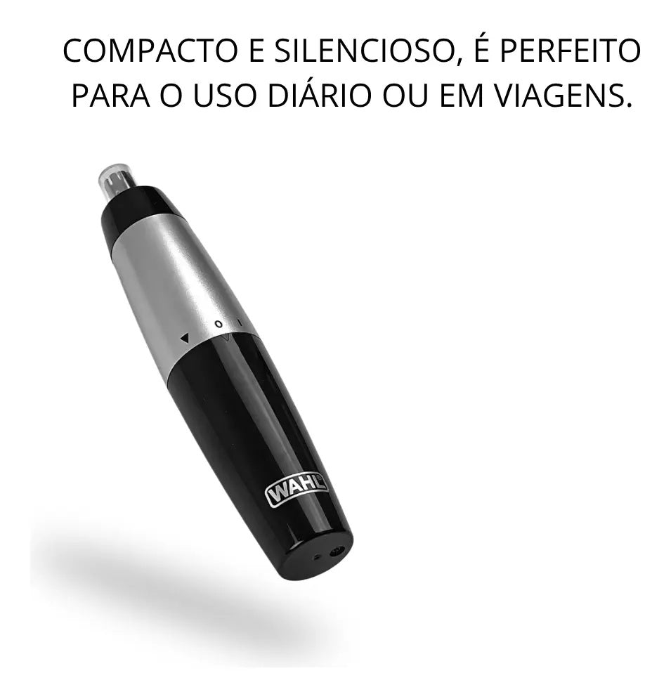Aparador De Pelos Wahl Trimmer Nasal Nariz Orelha Portátil Viagem