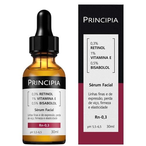 Principia Sérum Retinol 0,3% Vit E Rn-03 Antirrugas 30ml