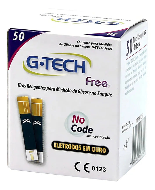 TIRAS REAGENTES FREE 1 FRASCO C/50 TIRAS