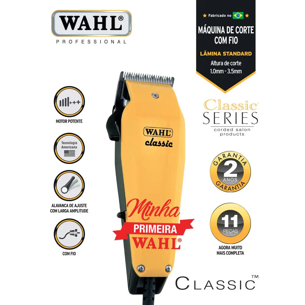 Máquina de Cortar Cabelo Wahl Classic 127v