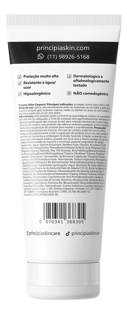 Principia Protetor Solar Corporal Ps-03 Fps 99 200ml