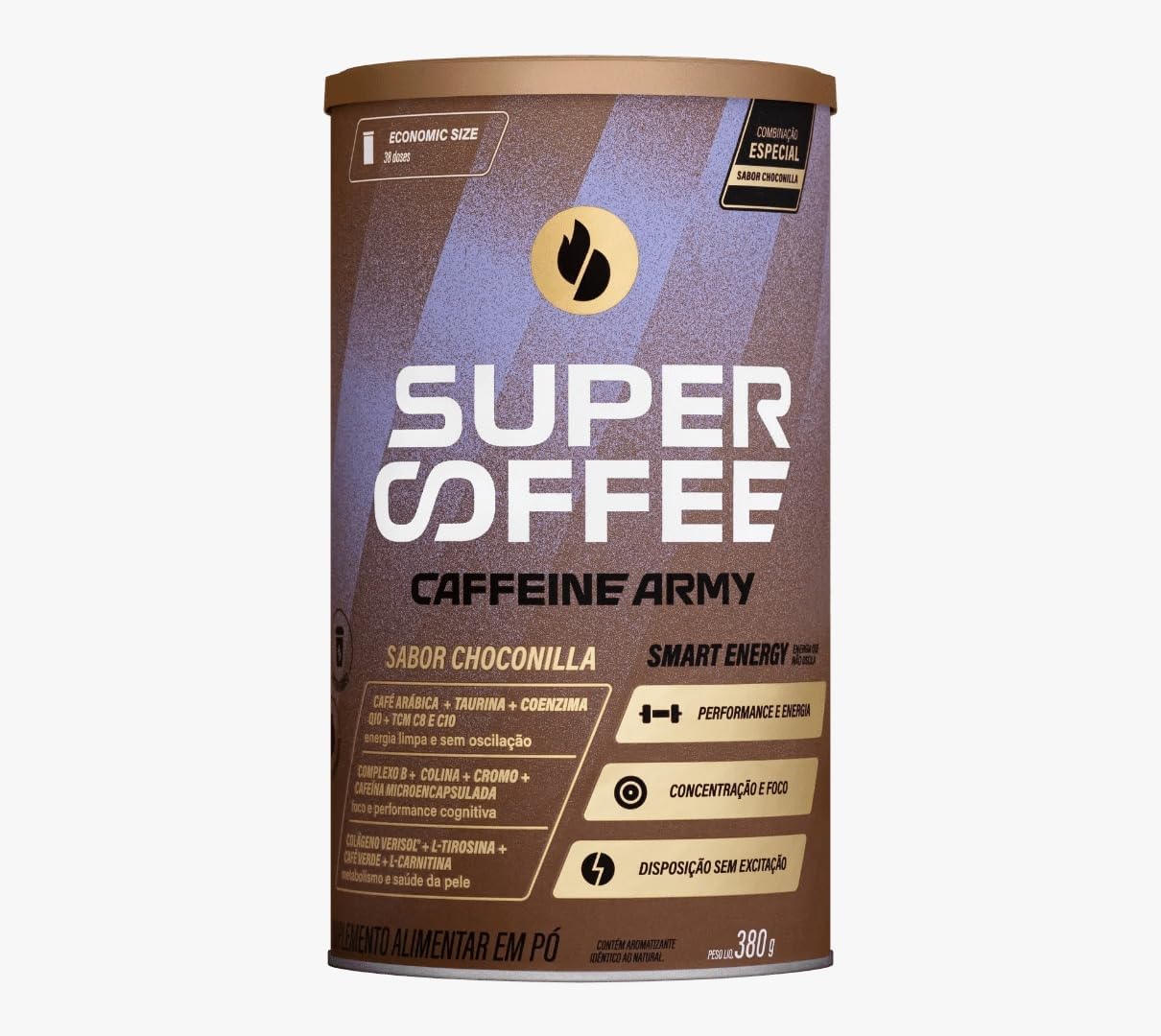 Super Coffee 3.0 Choconilla 380g — Energia Limpa com Sabor Único Caffeine Army