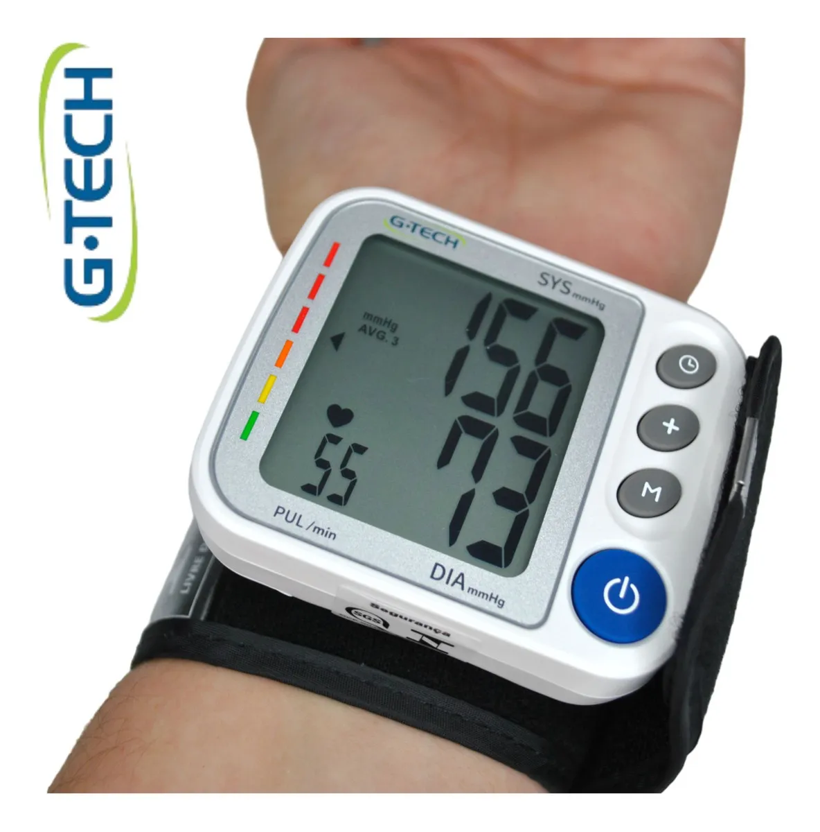 G-Tech Aparelho De Pressão Digital De Pulso Gp400 Cor: Branca