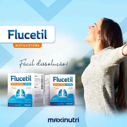 Flucetil Sachê Granulado 16x5g Sabor Laranja Maxinutri