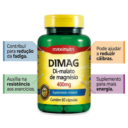DI - MALATO MAGNESIO 400MG C/60 CAPS
