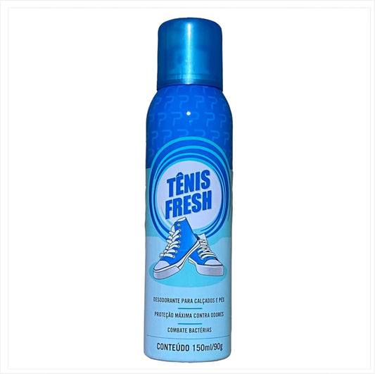 Spray Tênis Fresh Antiodor Para Calçados e Pés Elimina Mau Cheiro Proteção Contra Bactérias 150ml