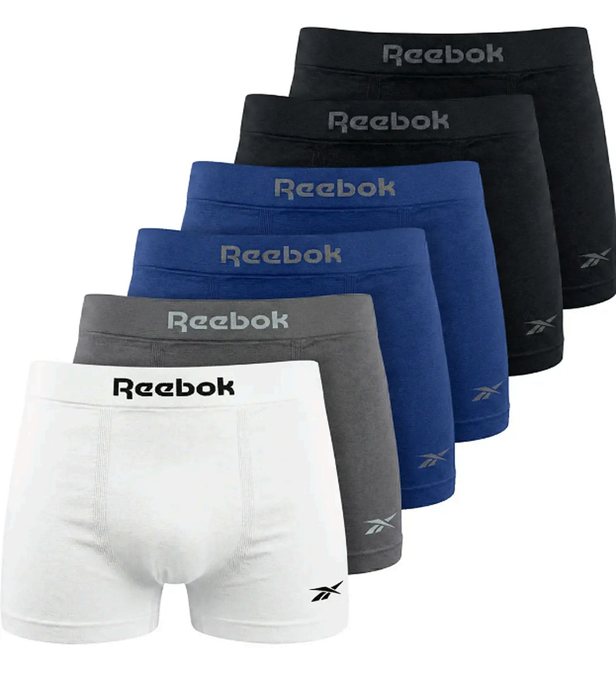 KIT 6X1 CUECA REEBOK BOXER POLIAMIDA CLASSIC