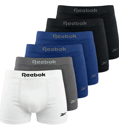 KIT 6X1 CUECA REEBOK BOXER POLIAMIDA CLASSIC
