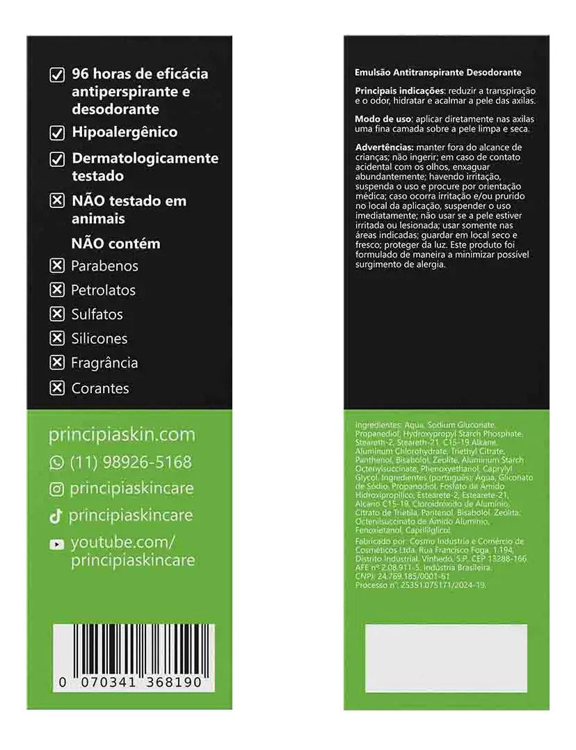 Principia Antitranspirante desodorante ad-03 Principia