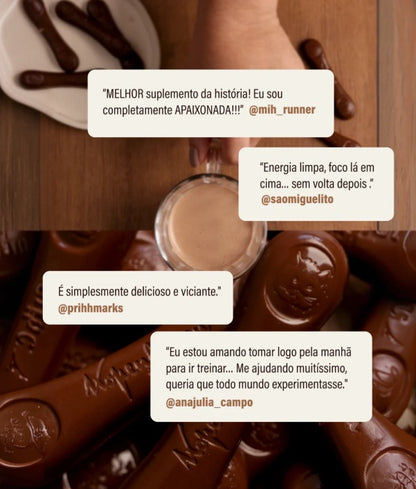 Kit 2x Supercoffee Língua De Gato 380g - Caffeine Army Sabor Chocolate