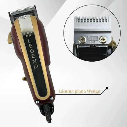 Máquina Para Corte De Cabelo Legend 220V: Potente, Precisa, Ideal Para Cortes Profissionais em Casa